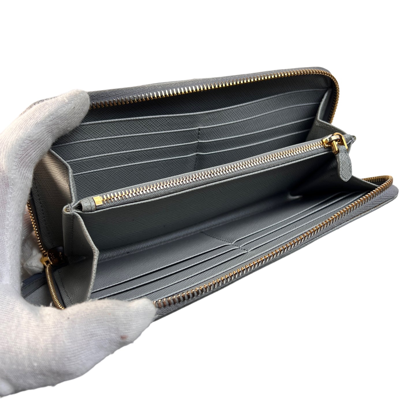 Prada Gray Wallets A-15451