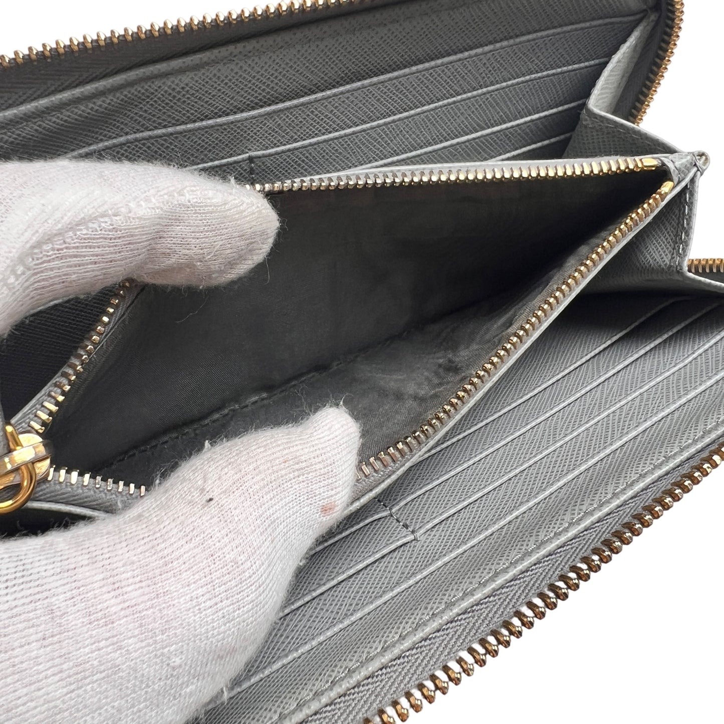 Prada Gray Wallets A-15451