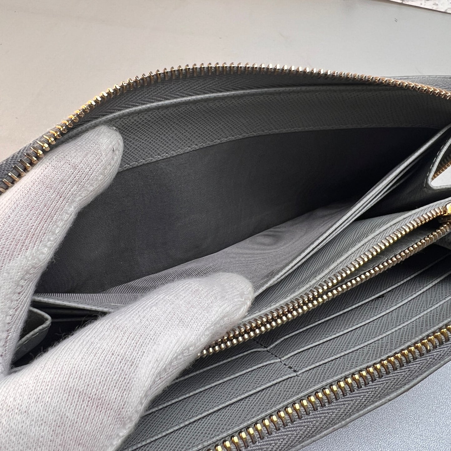 Prada Gray Wallets A-15451
