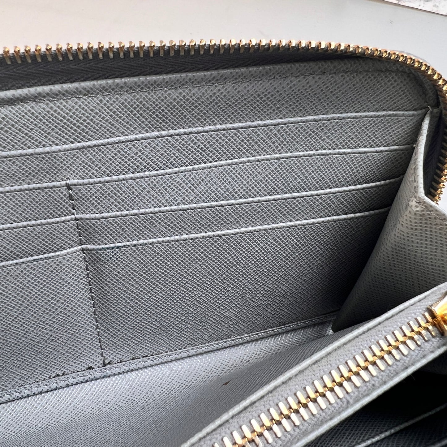Prada Gray Wallets A-15451
