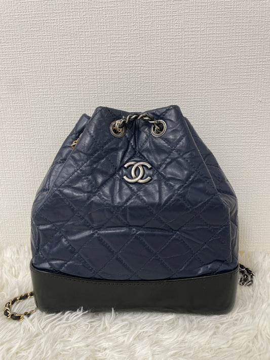 Chanel Navy Handle Bags A-15462