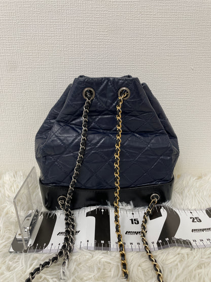 Chanel Navy Handle Bags A-15462