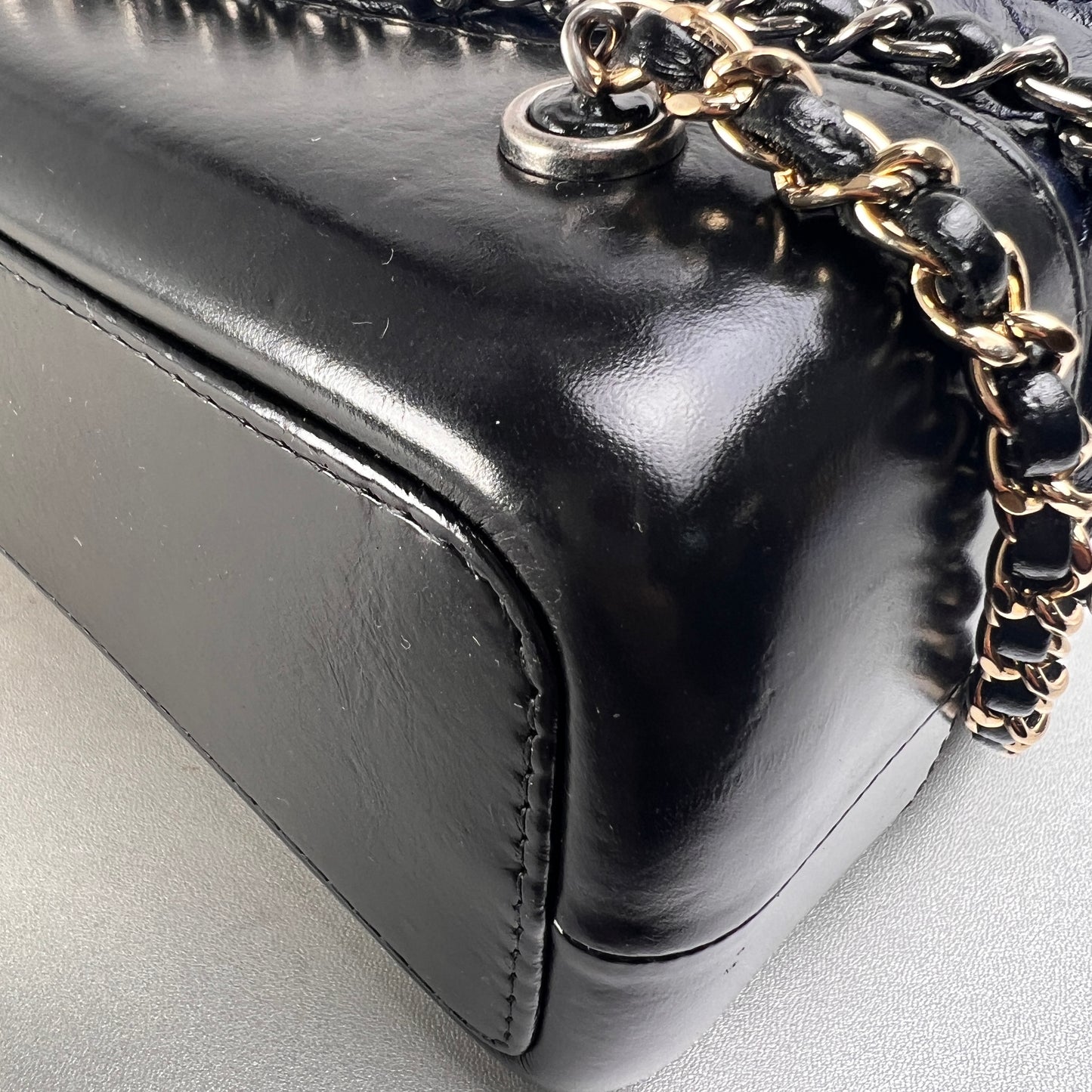 Chanel Navy Handle Bags A-15462