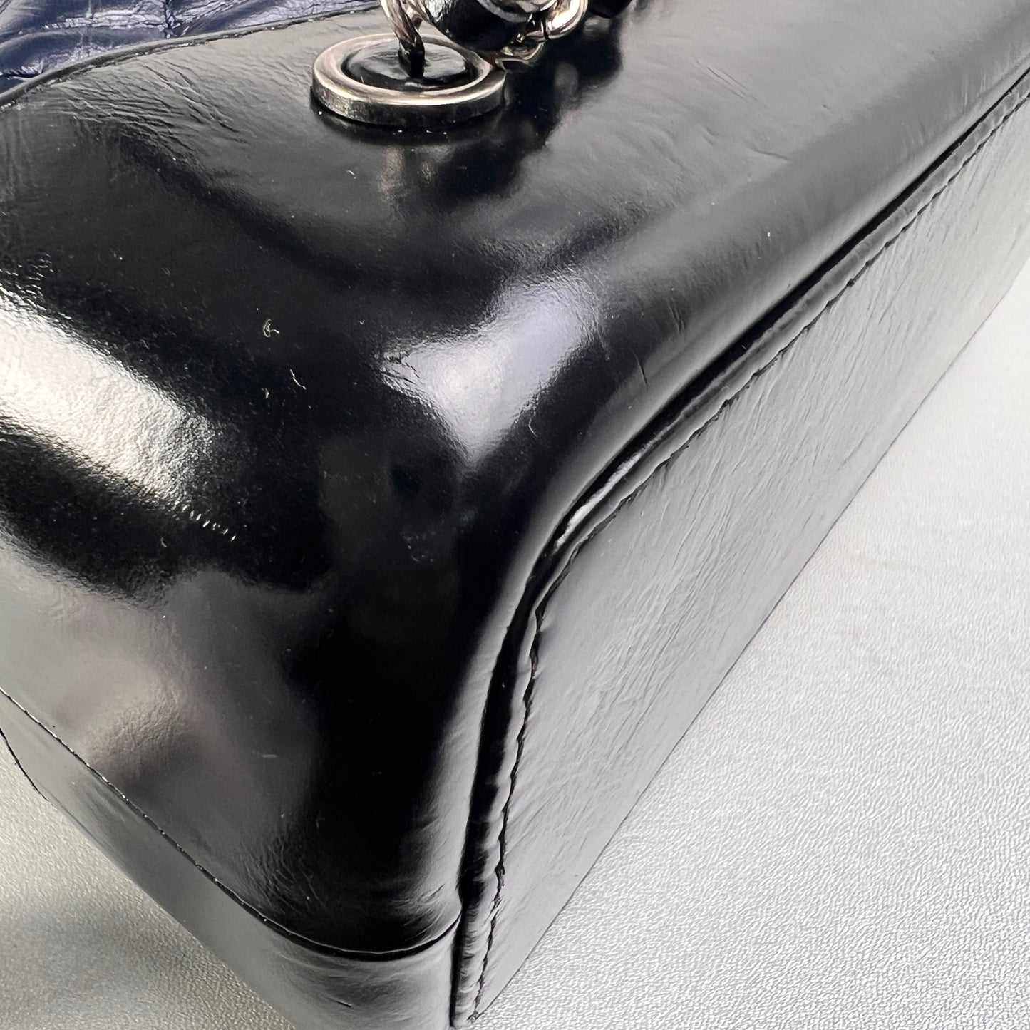 Chanel Navy Handle Bags A-15462