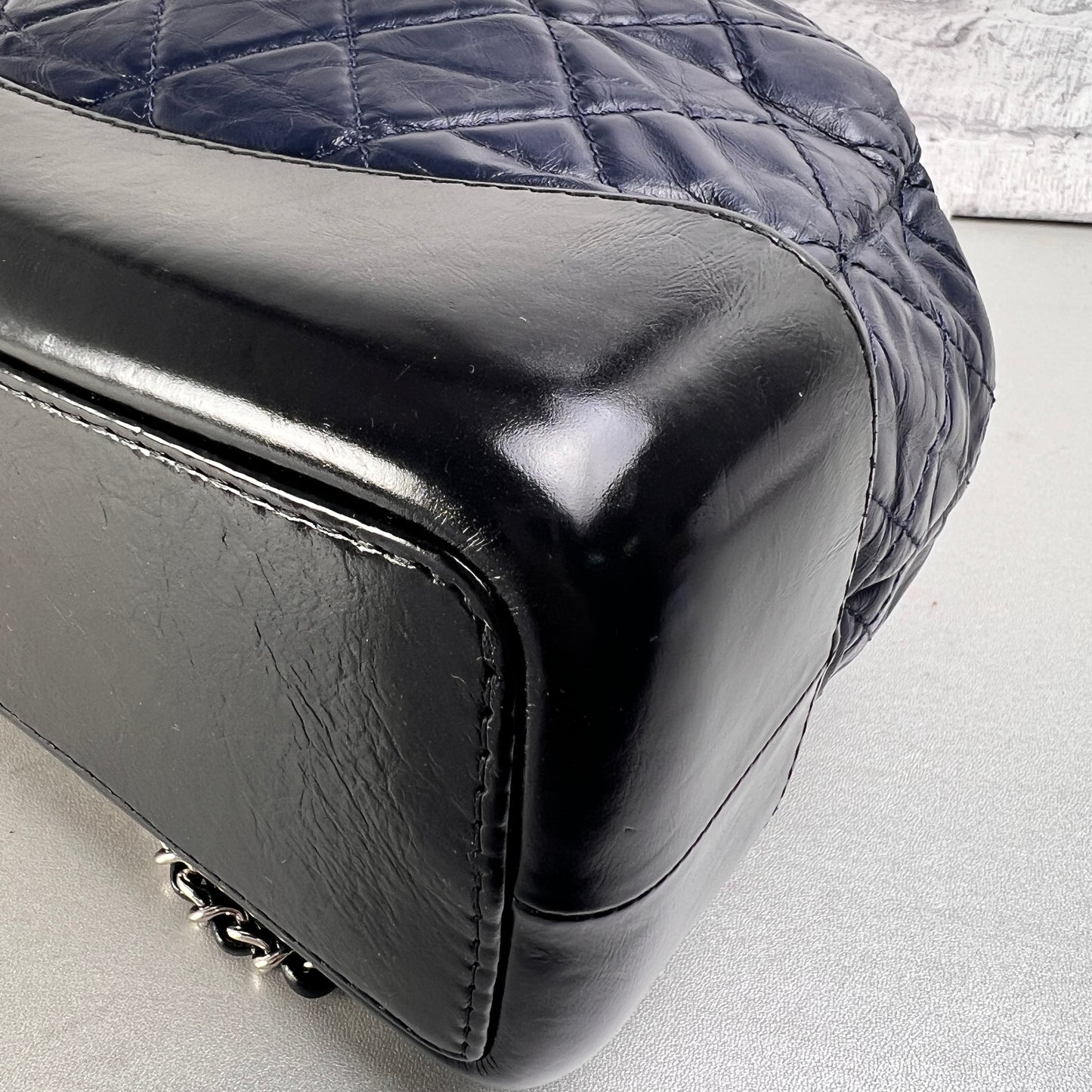 Chanel Navy Handle Bags A-15462