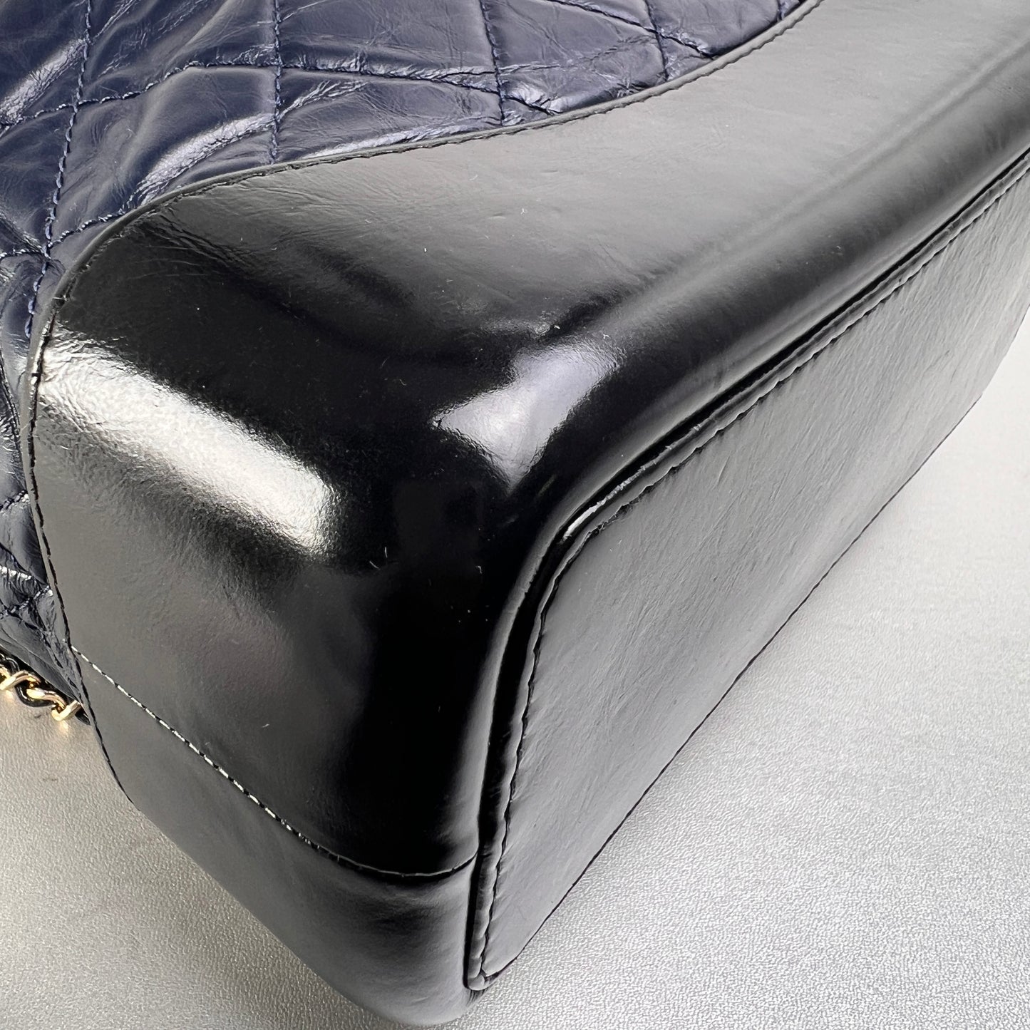 Chanel Navy Handle Bags A-15462