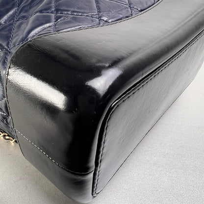 Chanel Navy Handle Bags A-15462