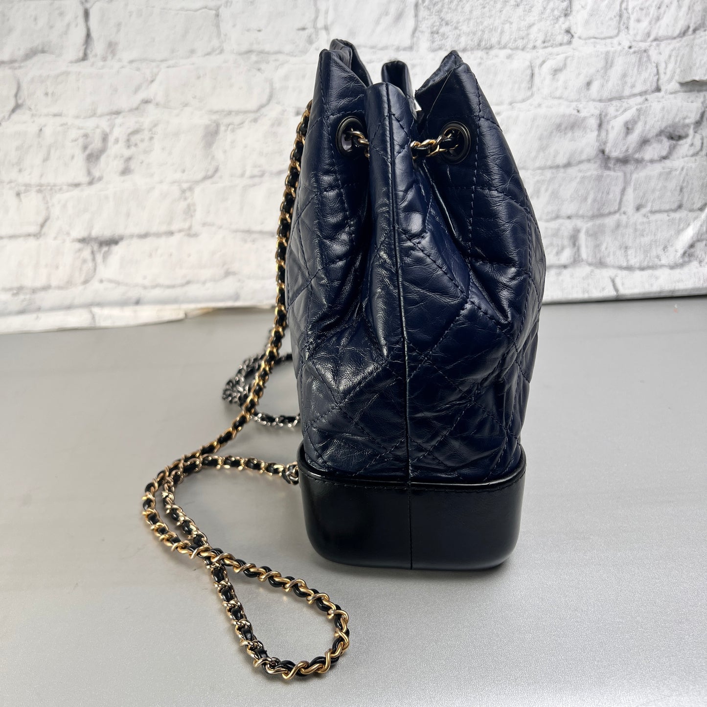 Chanel Navy Handle Bags A-15462