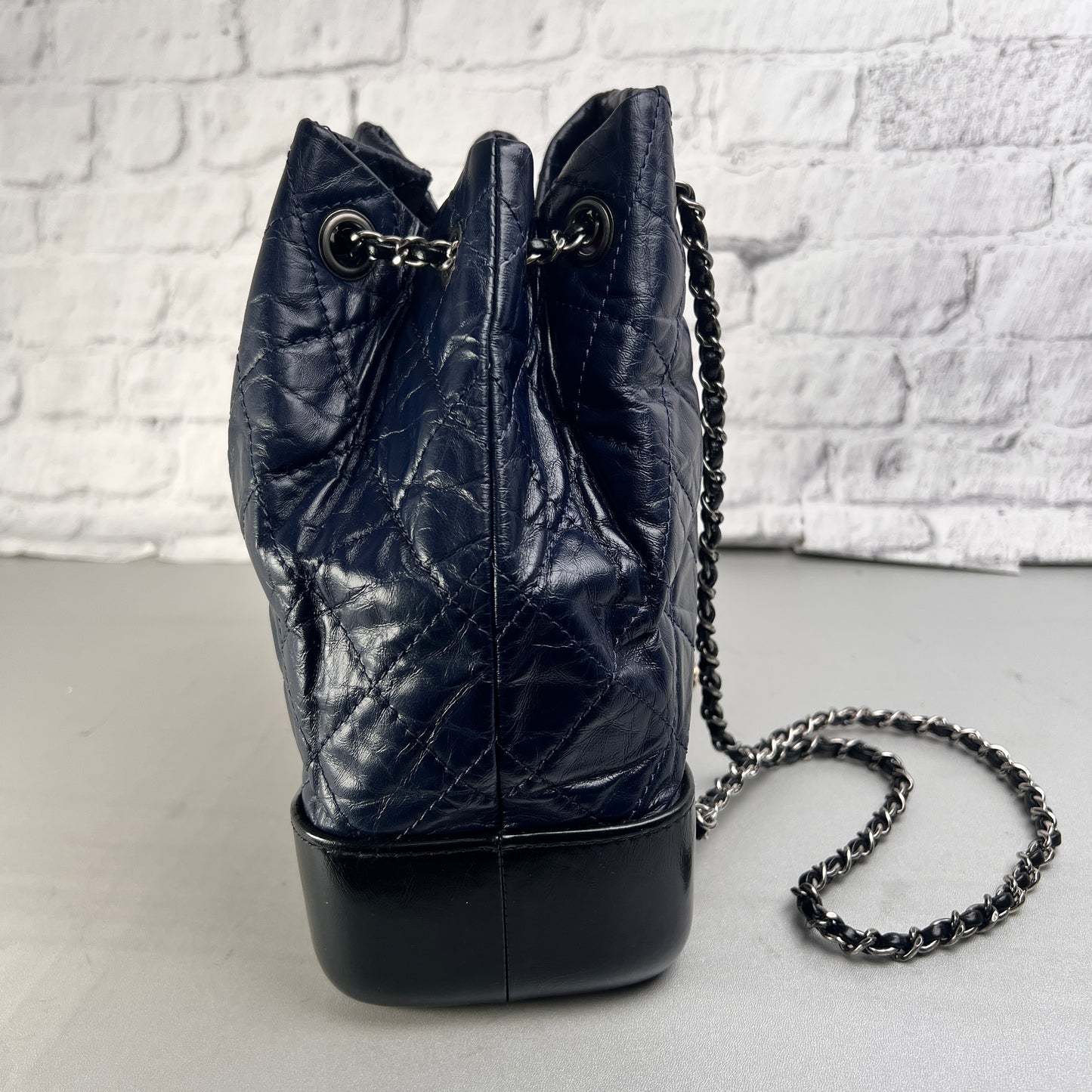 Chanel Navy Handle Bags A-15462