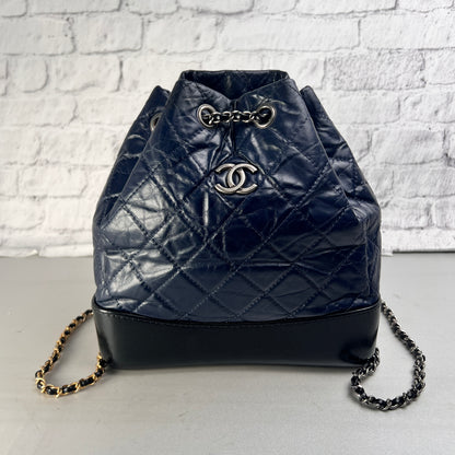 Chanel Navy Handle Bags A-15462