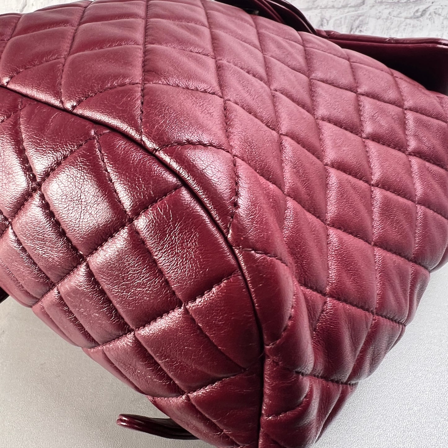 Chanel Bordeaux Handle Bags A-15473