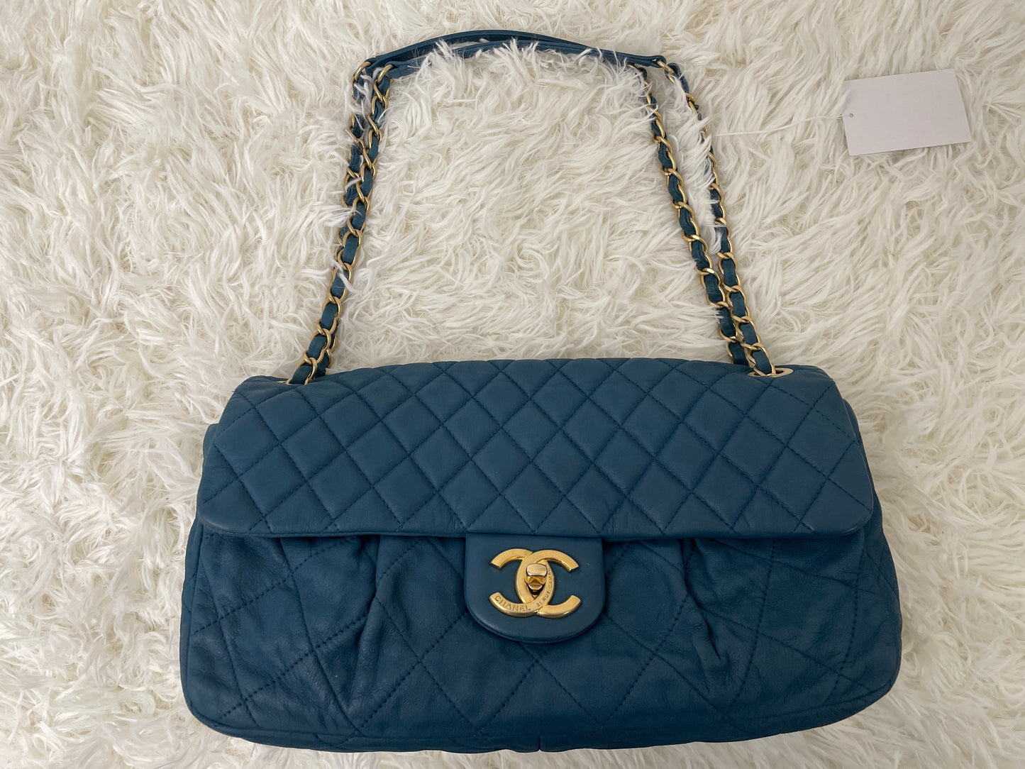 Chanel Blue Handle Bags A-15474