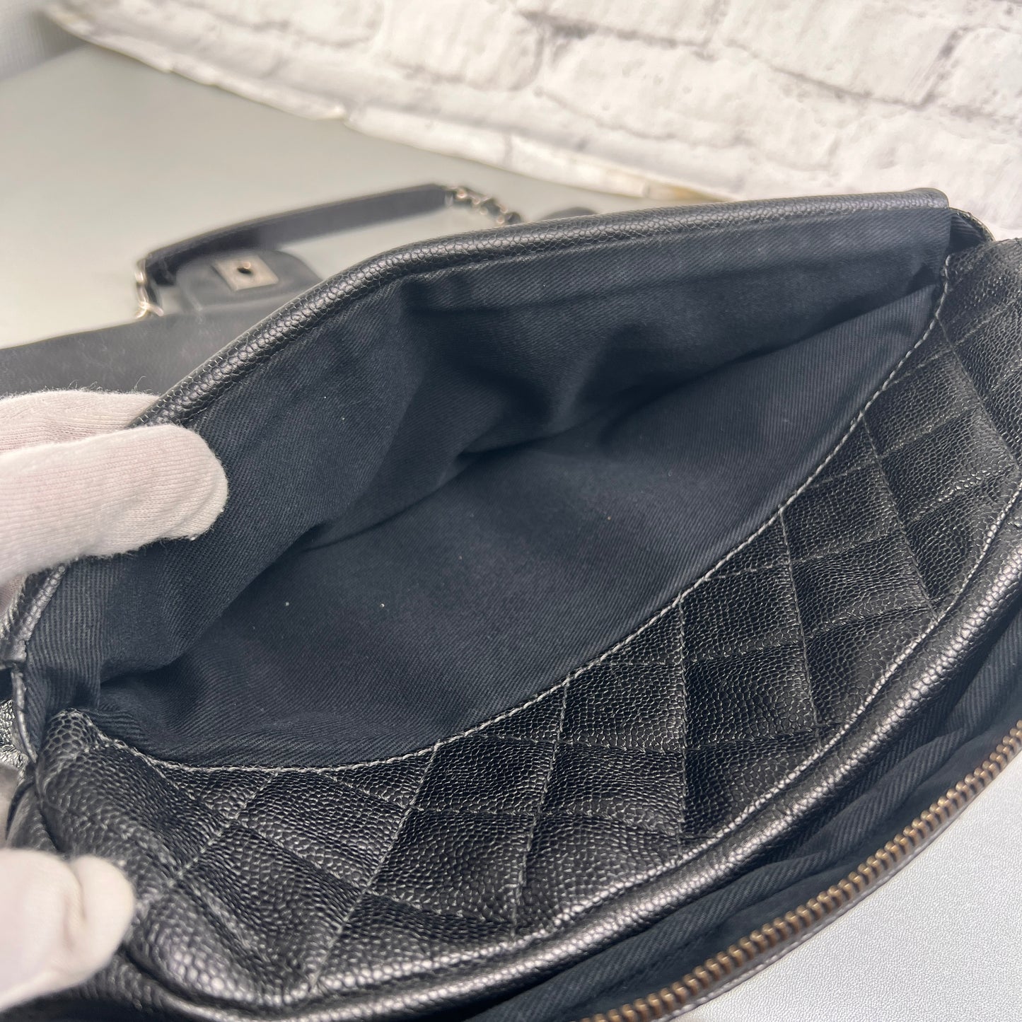 Chanel Black Handle Bags A-15475