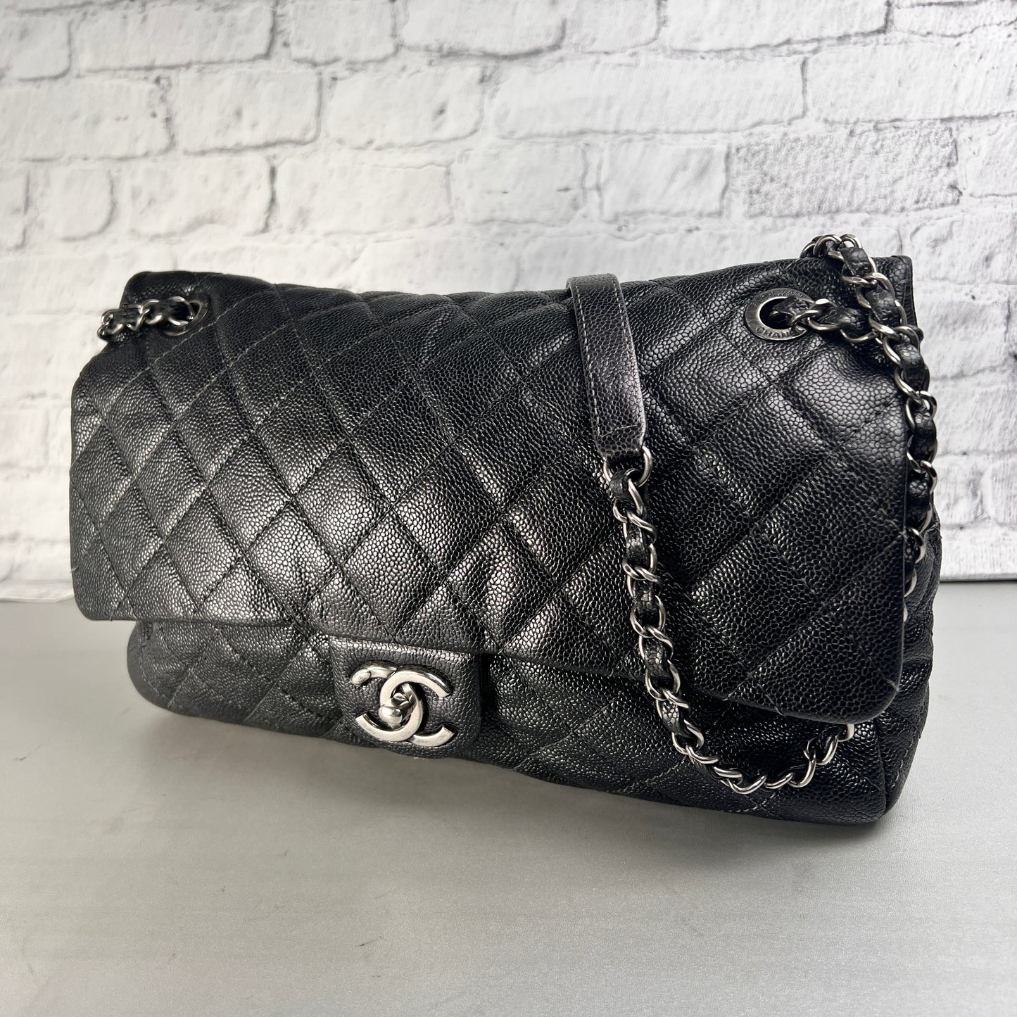 Chanel Black Handle Bags A-15475