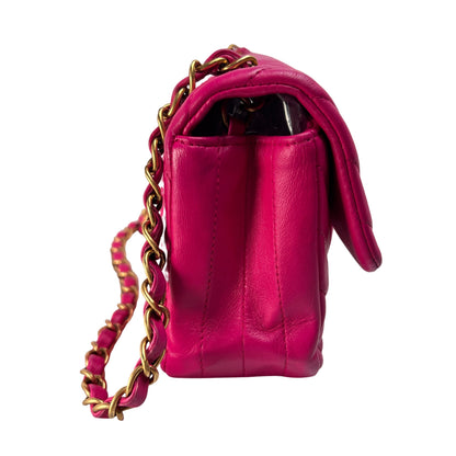 Chanel Purple Handle Bags A-15476