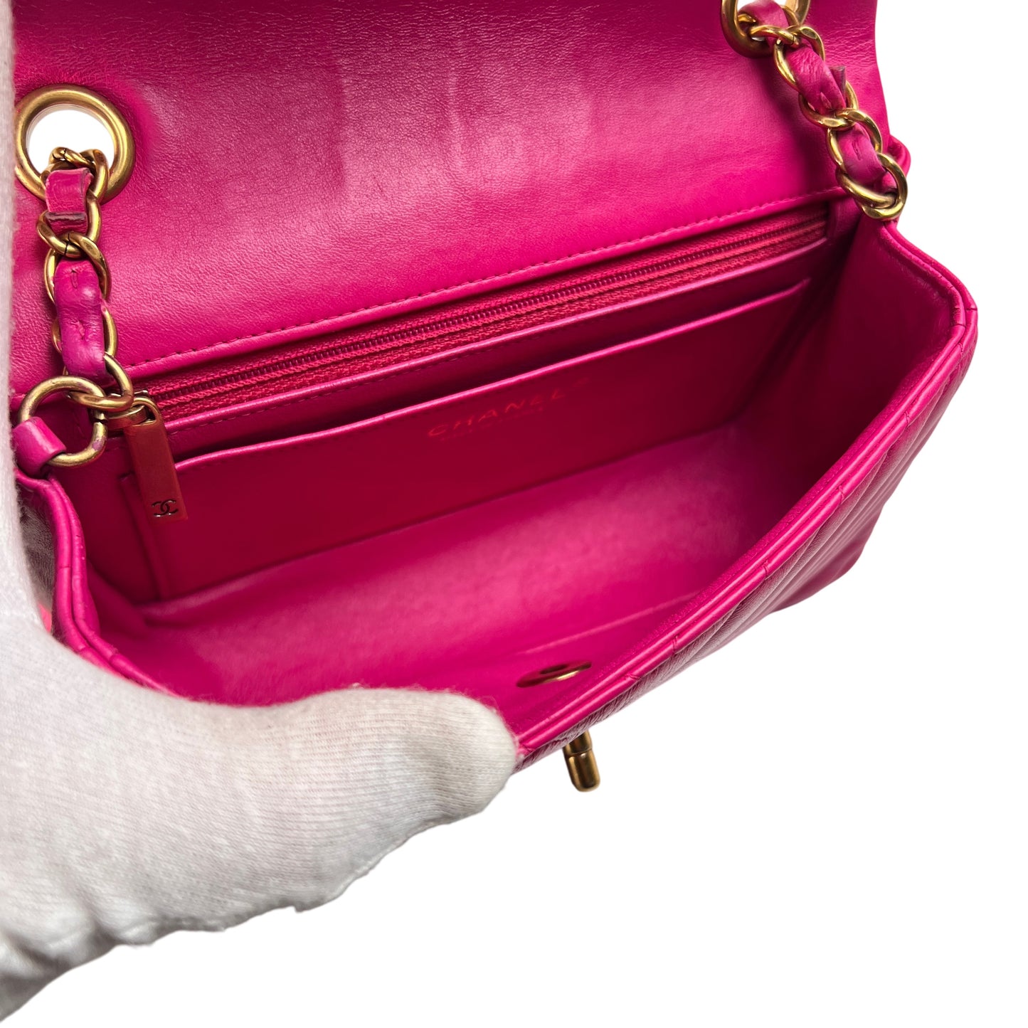 Chanel Purple Handle Bags A-15476