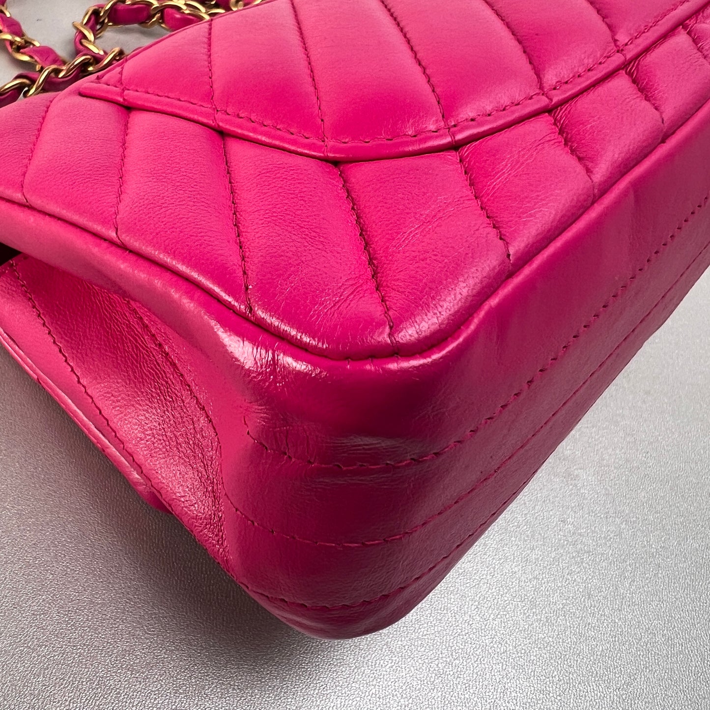 Chanel Purple Handle Bags A-15476