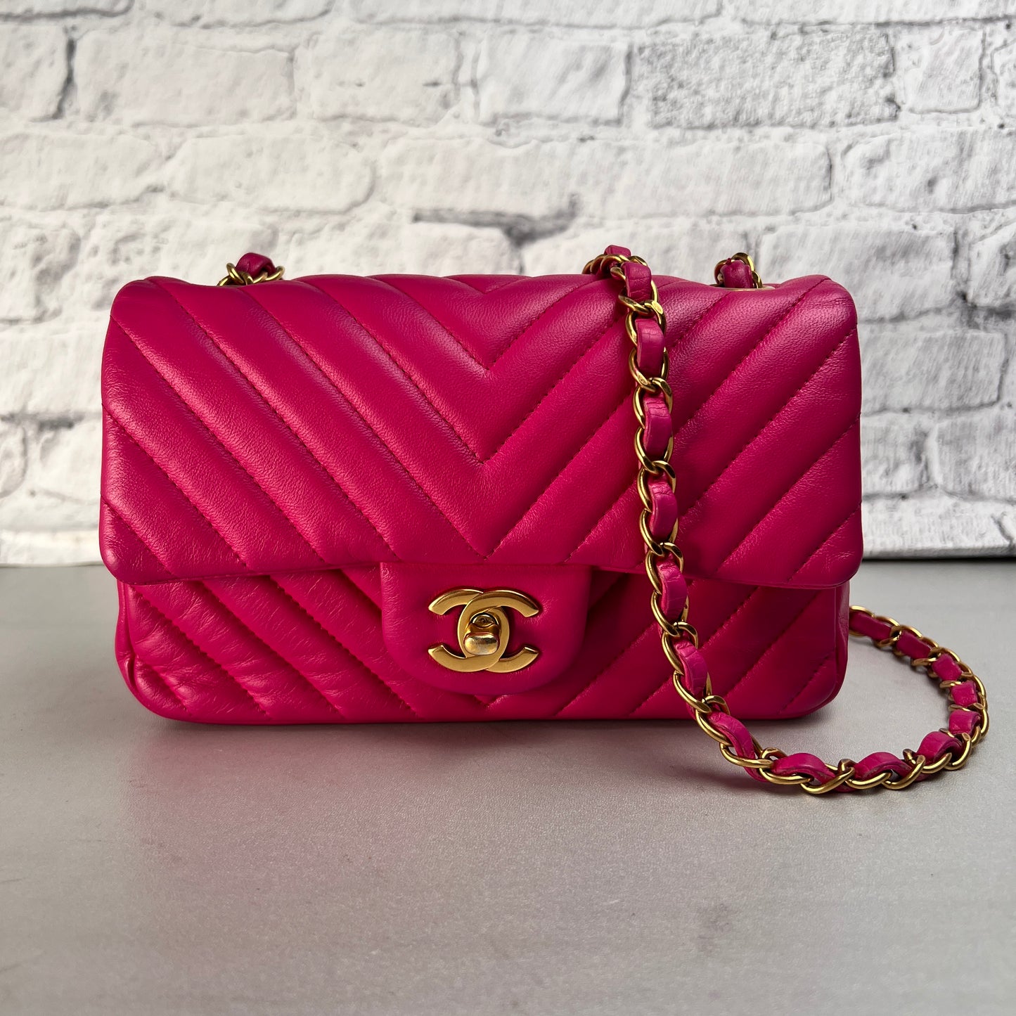 Chanel Purple Handle Bags A-15476