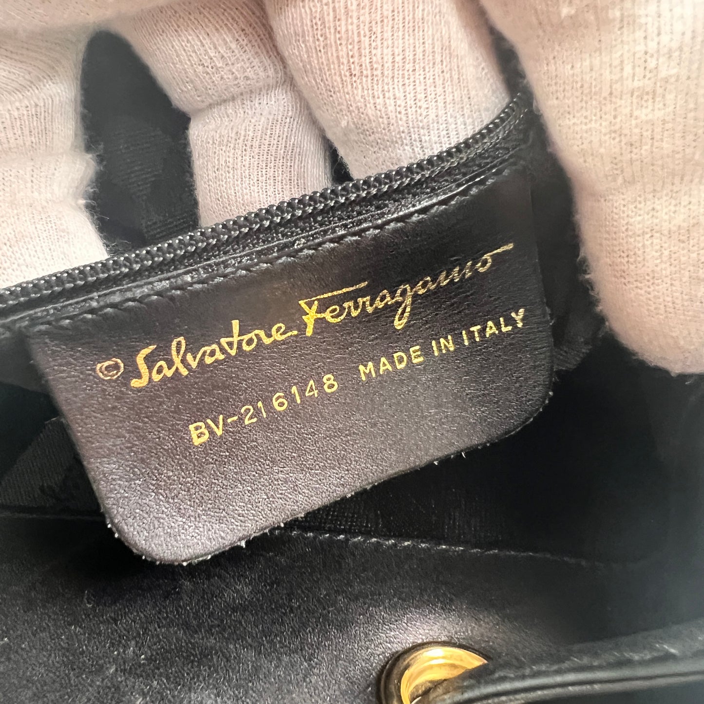 Ferragamo Black Backpacks A-15480