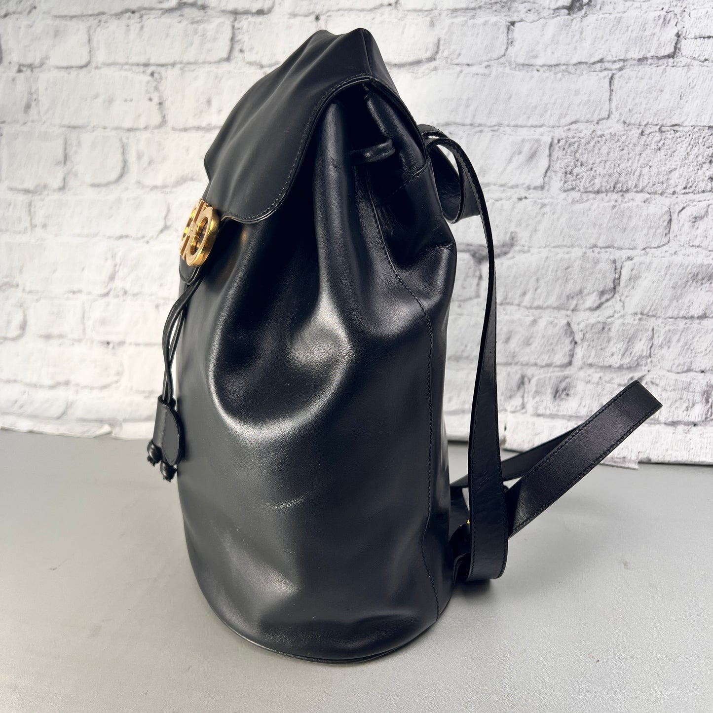 Ferragamo Black Backpacks A-15480