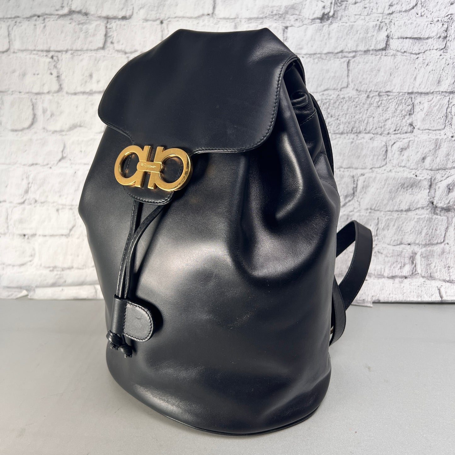 Ferragamo Black Backpacks A-15480