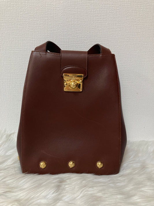 Ferragamo Red Shoulder Bags A-15484