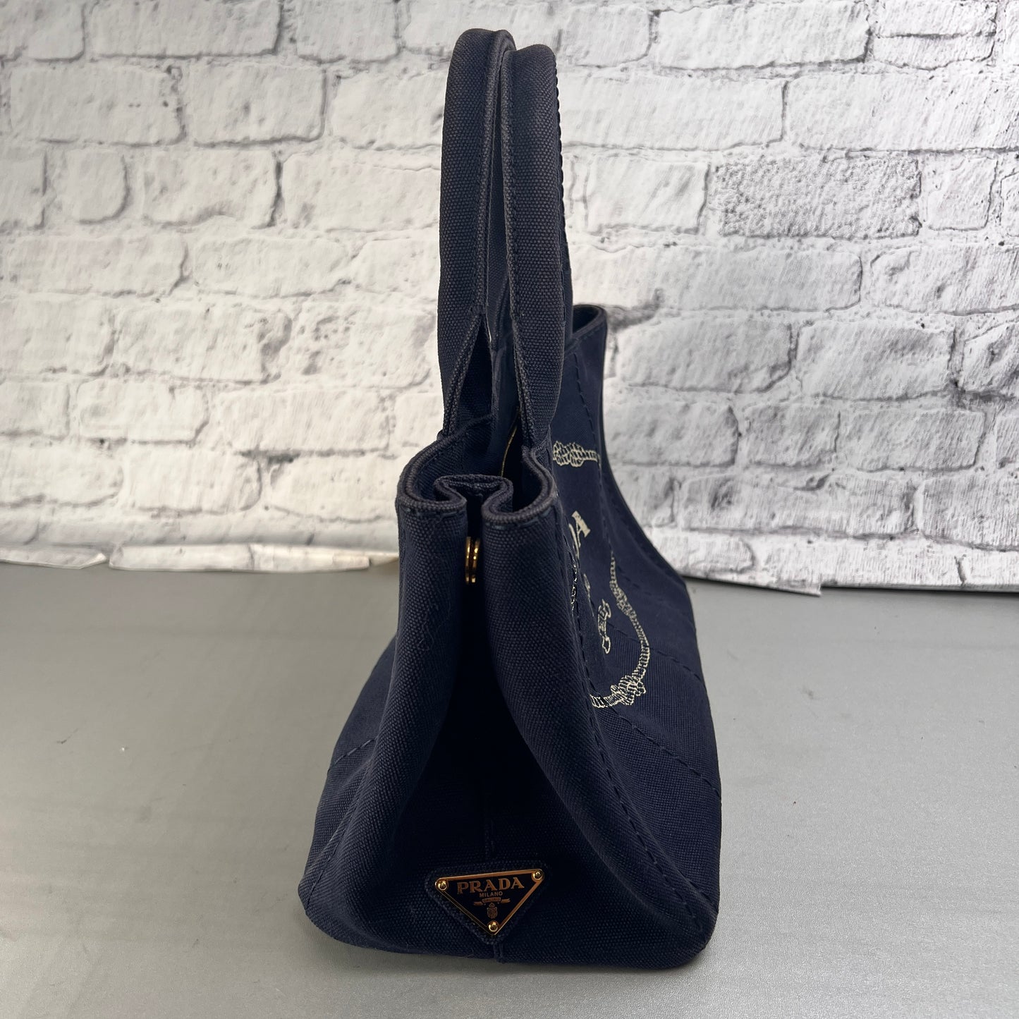 Prada Blue Tote Bags A-15485