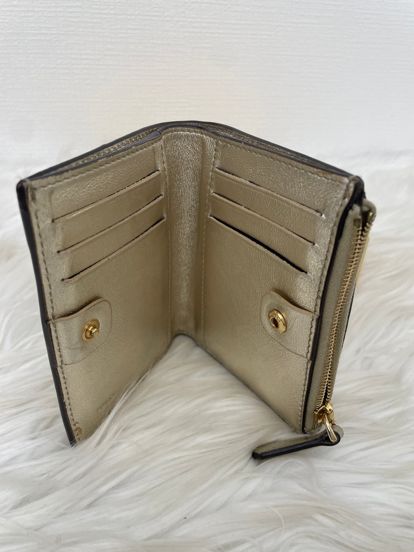 Fendi Gold Wallets A-15497