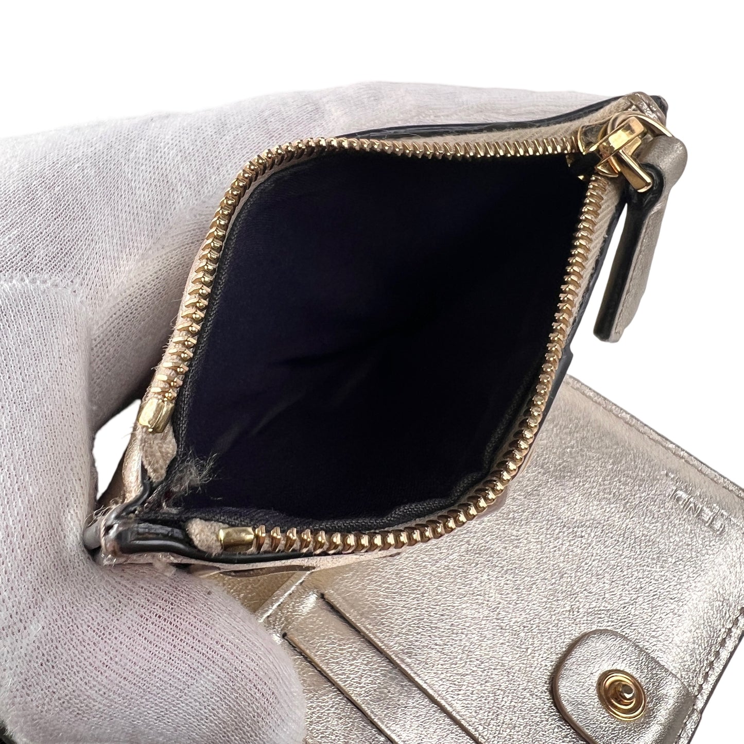 Fendi Gold Wallets A-15497