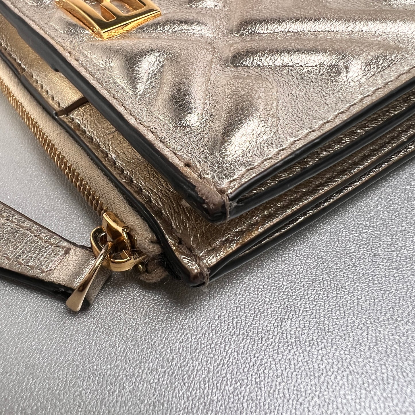 Fendi Gold Wallets A-15497