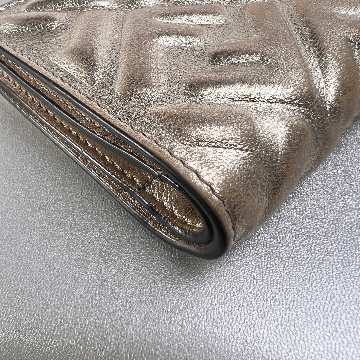 Fendi Gold Wallets A-15497