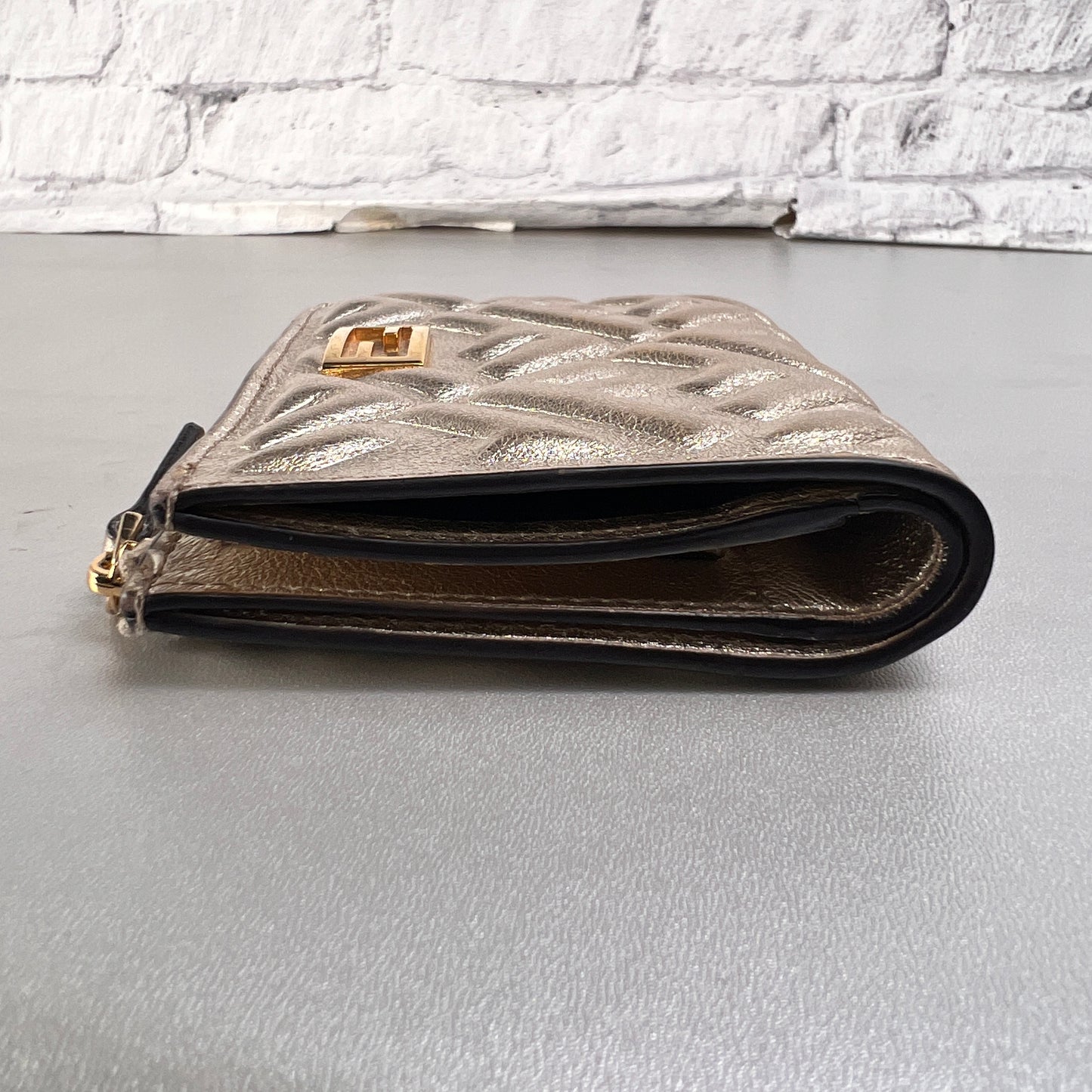 Fendi Gold Wallets A-15497