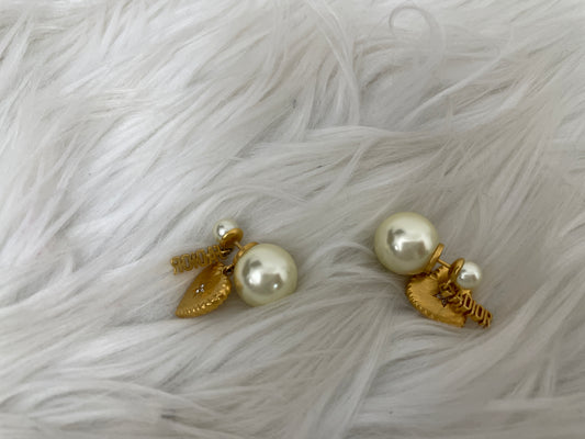 Dior Gold Earrings A-15498