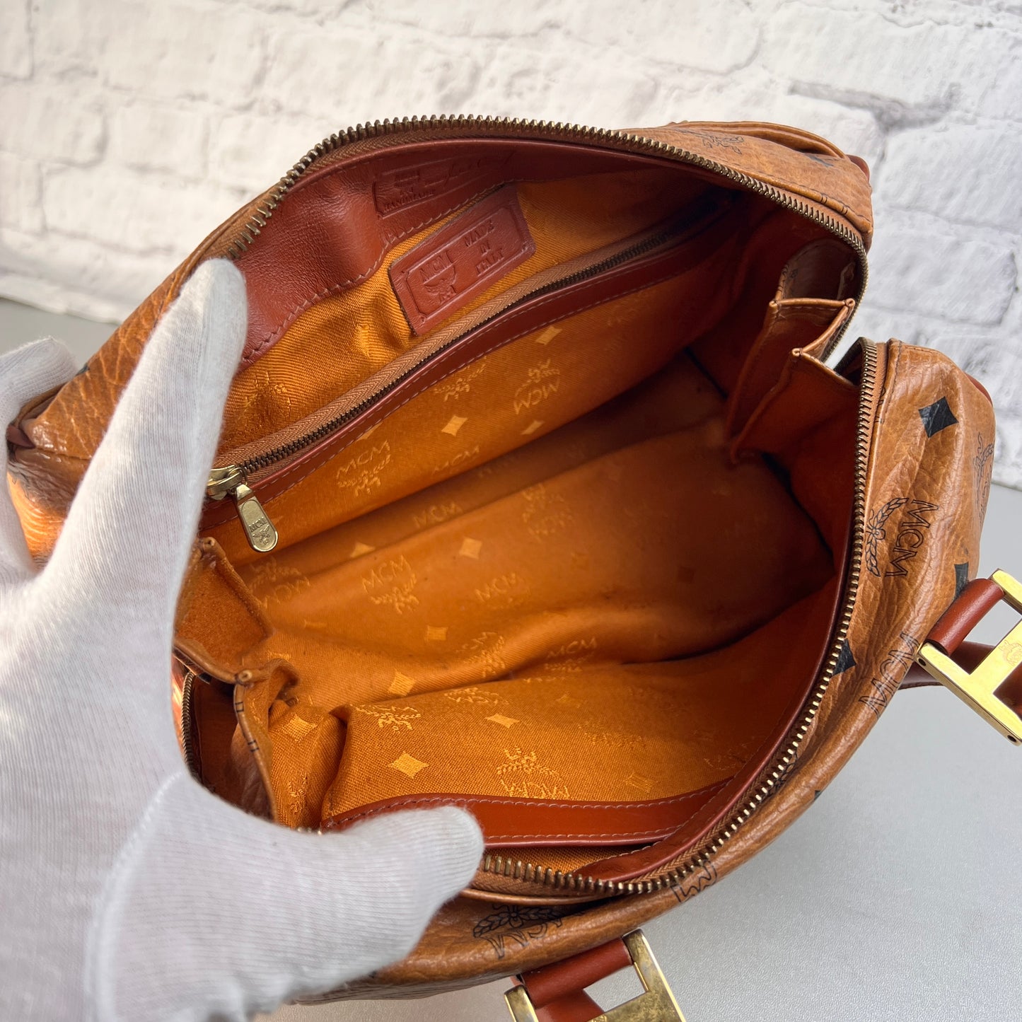 MCM Brown Handle Bags A-15519