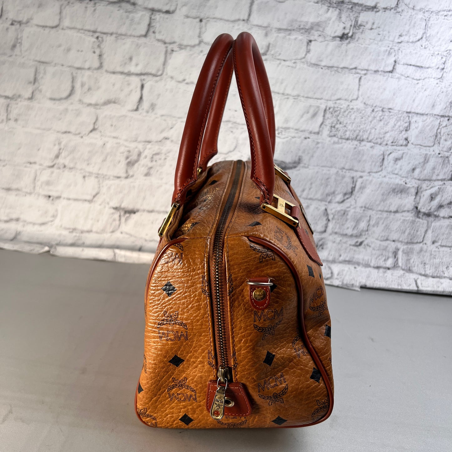 MCM Brown Handle Bags A-15519