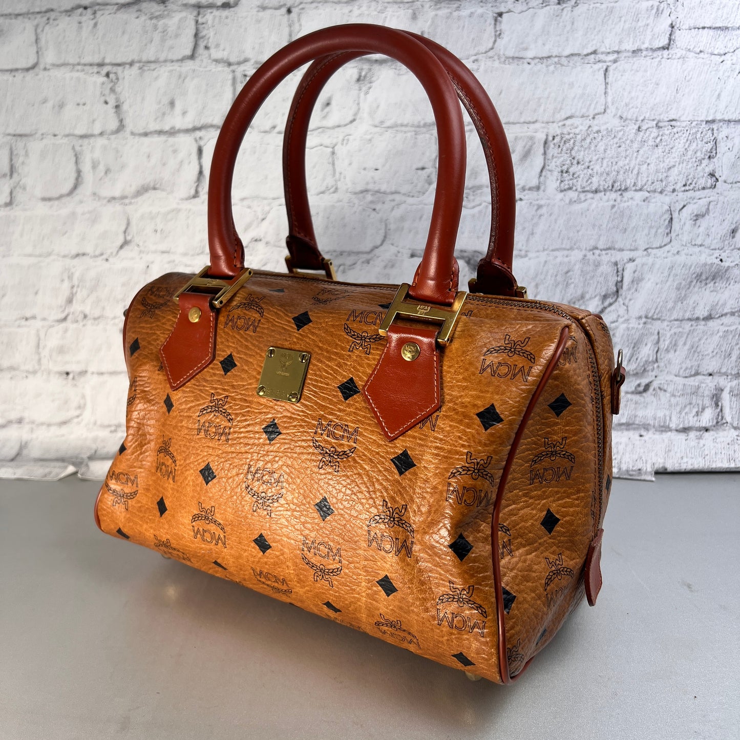 MCM Brown Handle Bags A-15519