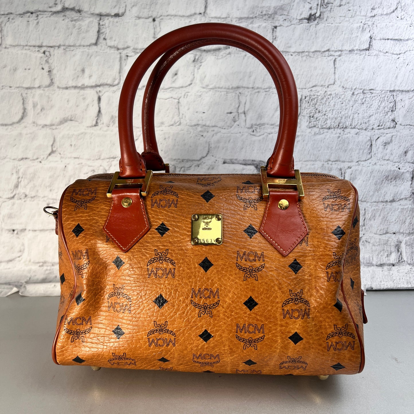 MCM Brown Handle Bags A-15519