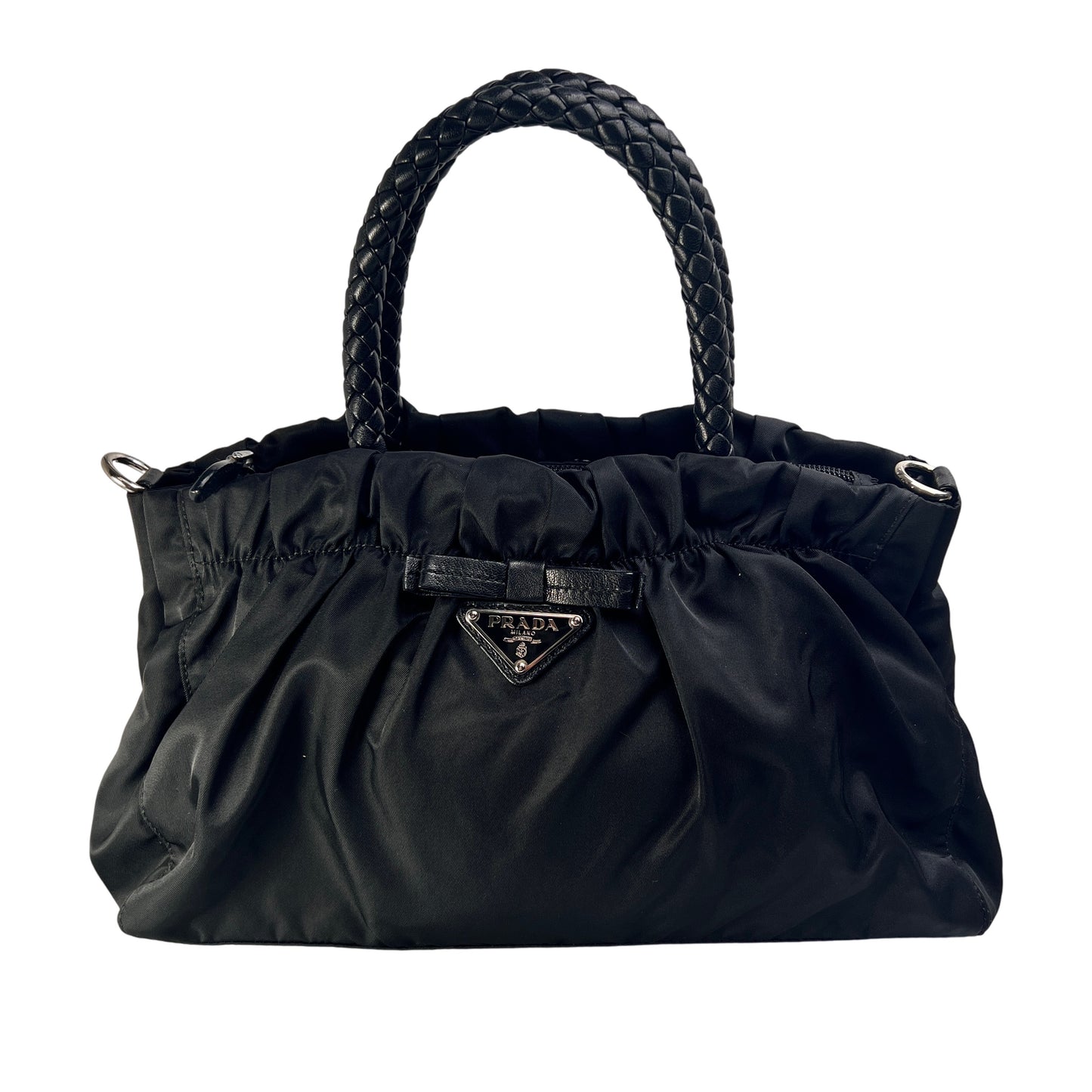 Prada Black Handle Bags A-15521