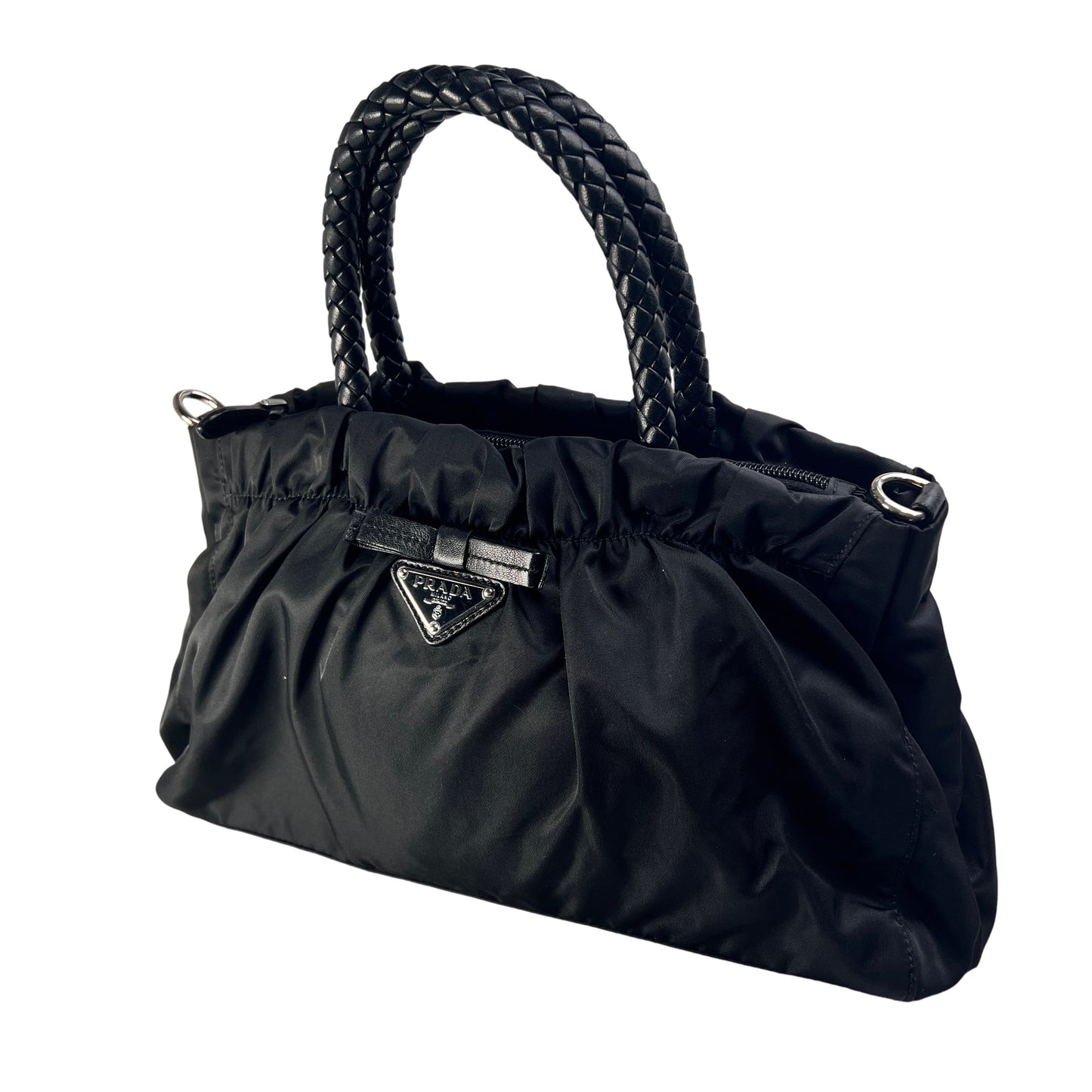 Prada Black Handle Bags A-15521