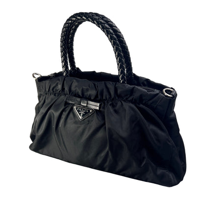 Prada Black Handle Bags A-15521