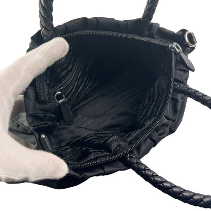 Prada Black Handle Bags A-15521
