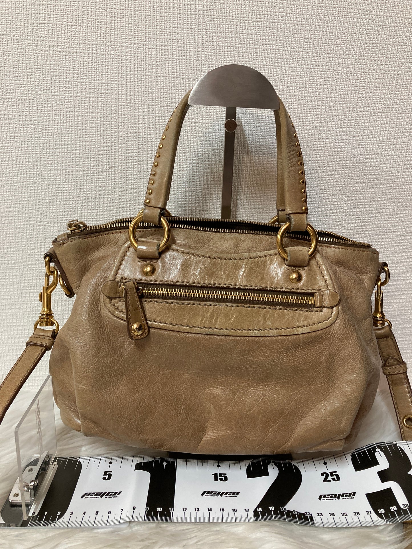 Miu Miu Beige Handle Bags A-15522
