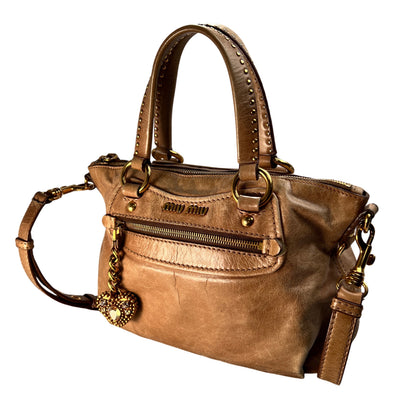 Miu Miu Beige Handle Bags A-15522