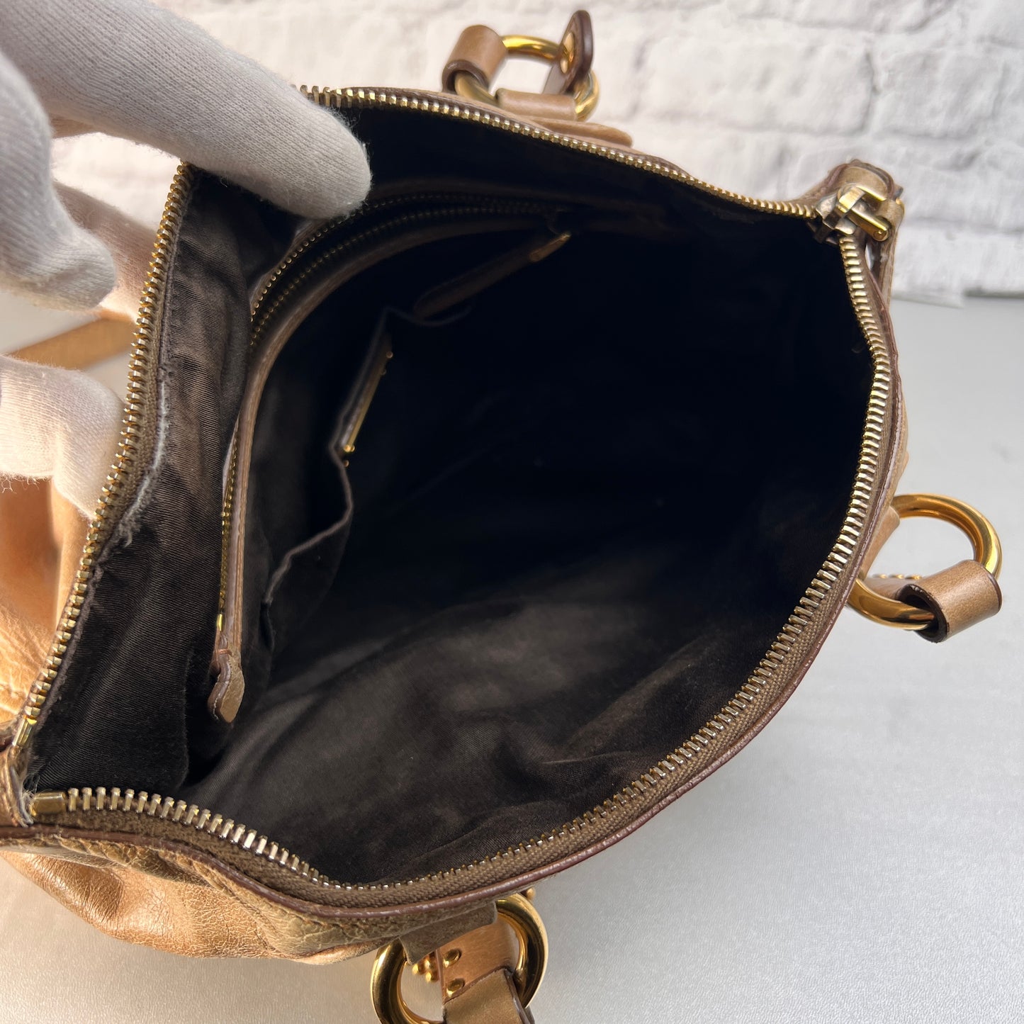 Miu Miu Beige Handle Bags A-15522