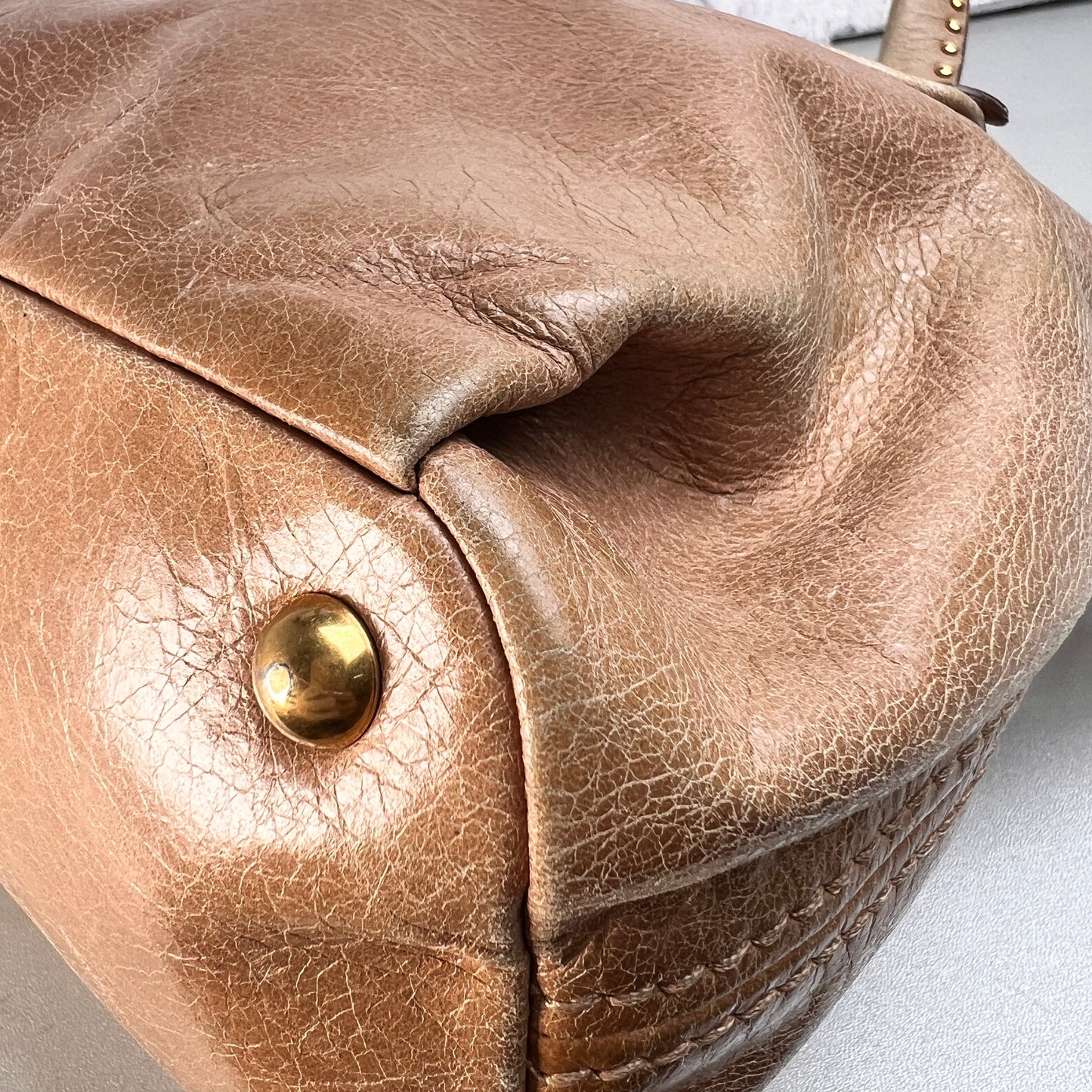 Miu Miu Beige Handle Bags A-15522