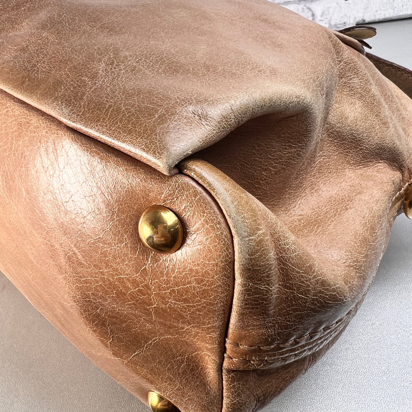 Miu Miu Beige Handle Bags A-15522