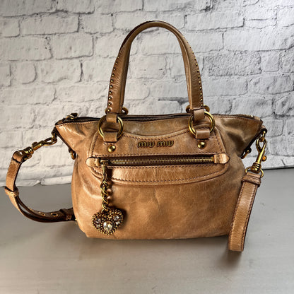 Miu Miu Beige Handle Bags A-15522