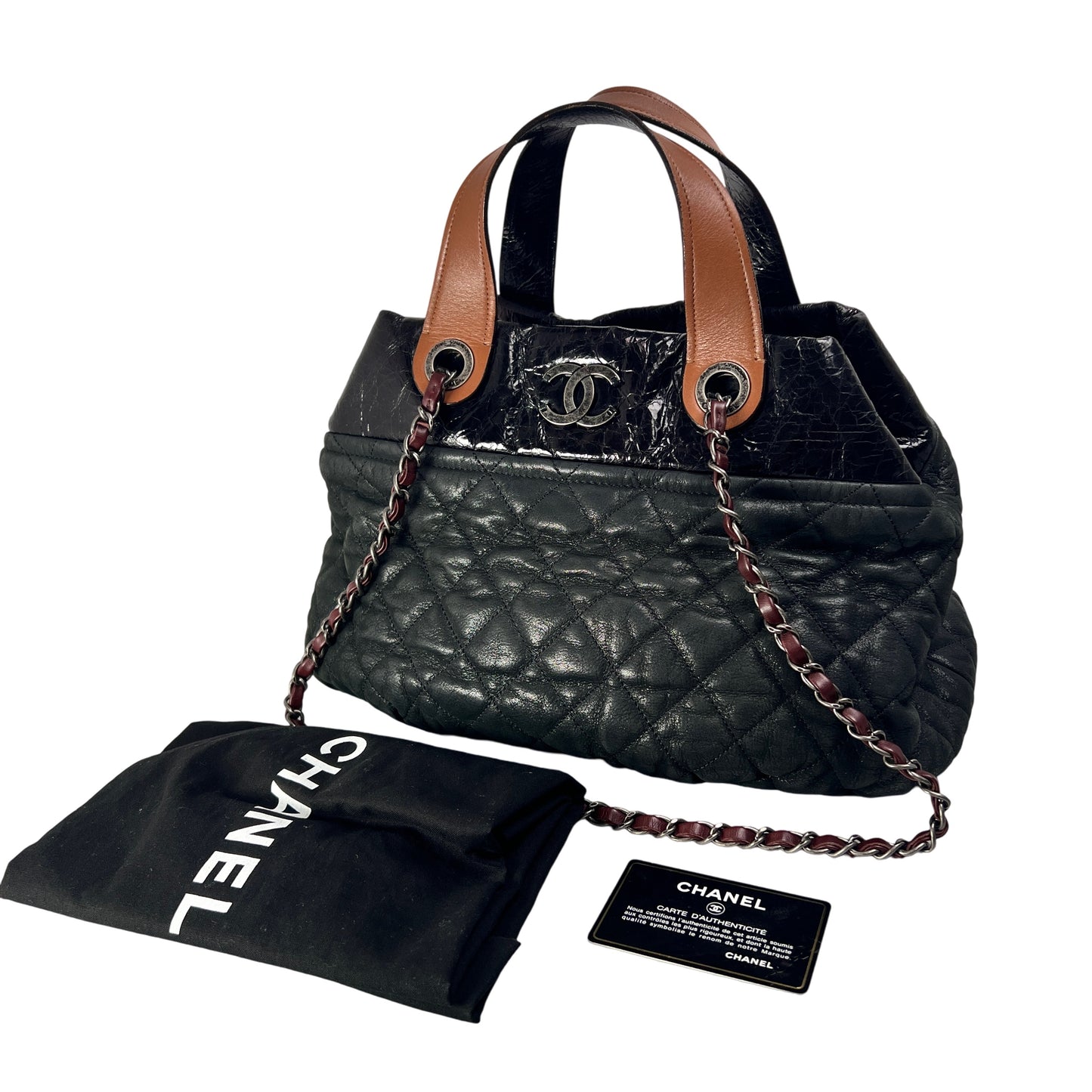 Chanel Green Handle Bags A-15524