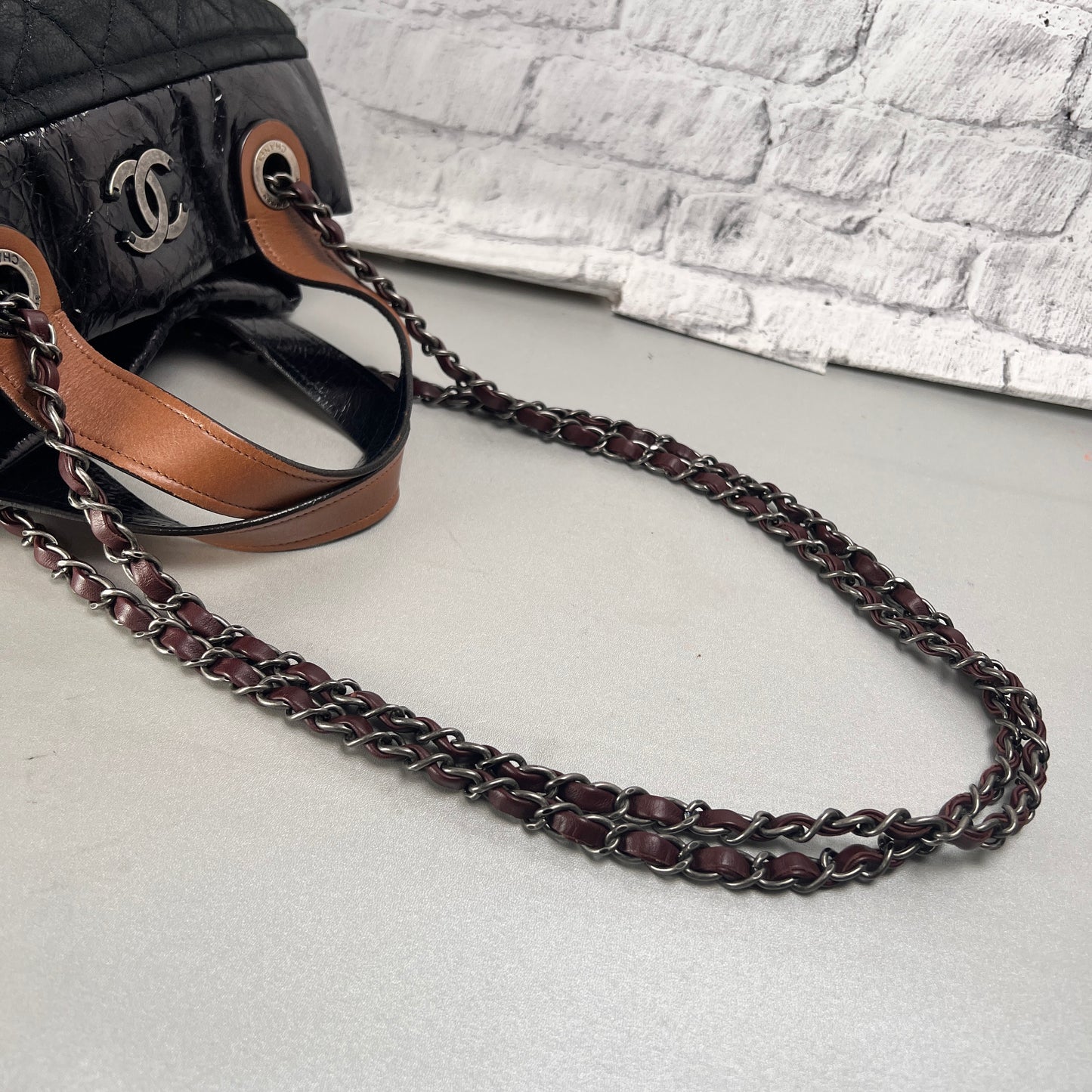 Chanel Green Handle Bags A-15524