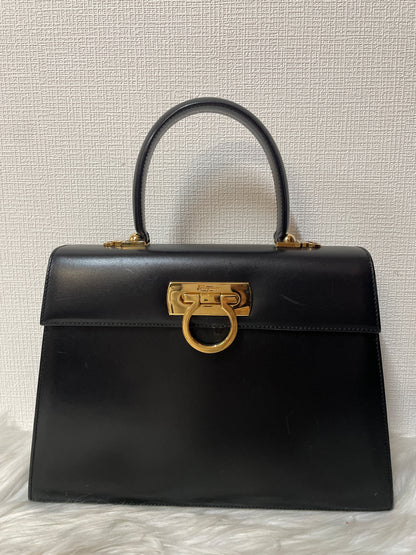Ferragamo Black Handle Bags A-15530